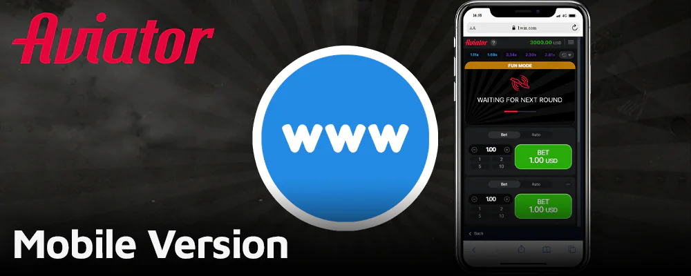 Mobile Version of Aviator 1win