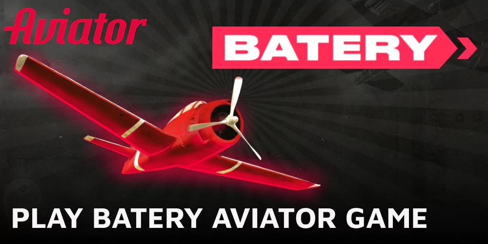 Aviator game available on Batery casino for players from India